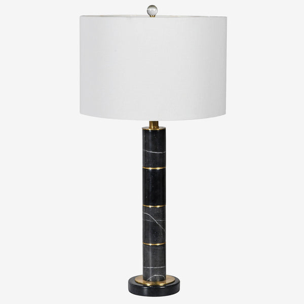 Dramatic Shadow Play Marble Table Lamp