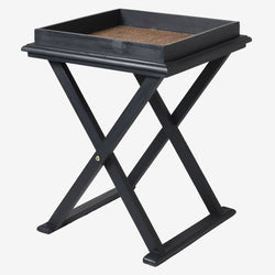 Earthy Rattan Modern End Table - Casa di Lei