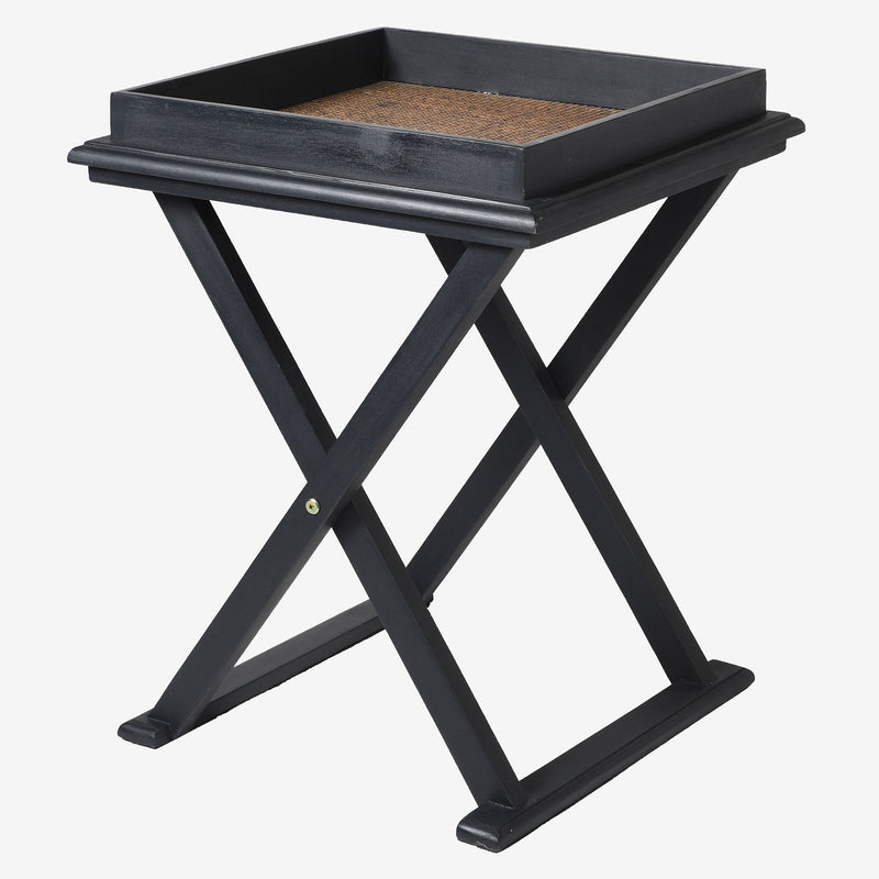 Earthy Rattan Modern End Table - Casa di Lei