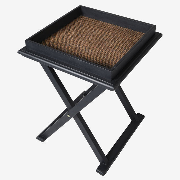 Earthy Rattan Modern End Table - Casa di Lei