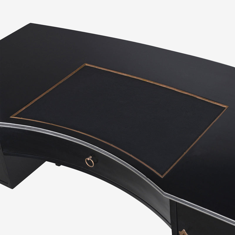 Executive Noir Mahogany Writing Desk - Casa di Lei