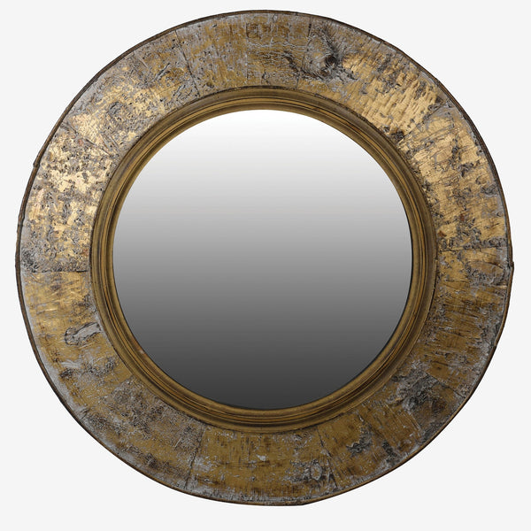 Forest Frame Round Mirror