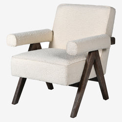 Natural Luxe Bouclé Armchair - Casa di Lei
