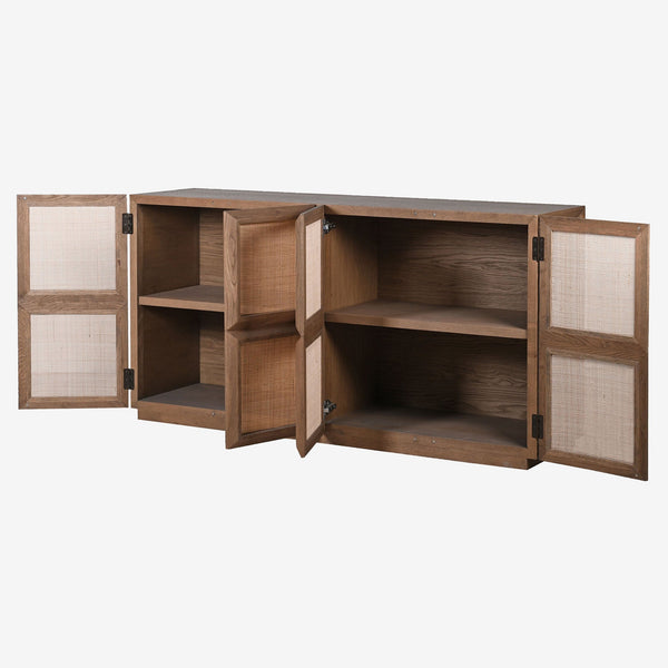Refined Oak Squared Sideboard - Casa di Lei