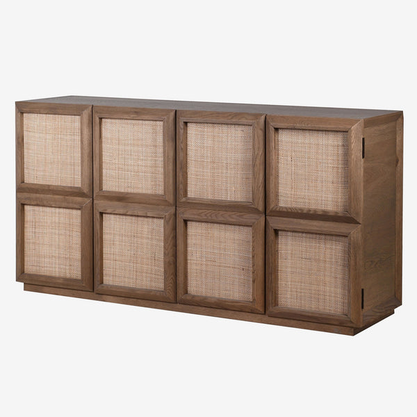 Refined Oak Squared Sideboard - Casa di Lei