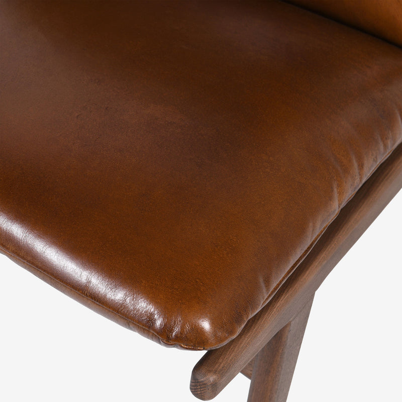 Sienna Vintage Leather Accent Chair - Casa di Lei