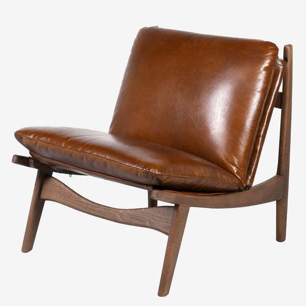 Sienna Vintage Leather Accent Chair - Casa di Lei