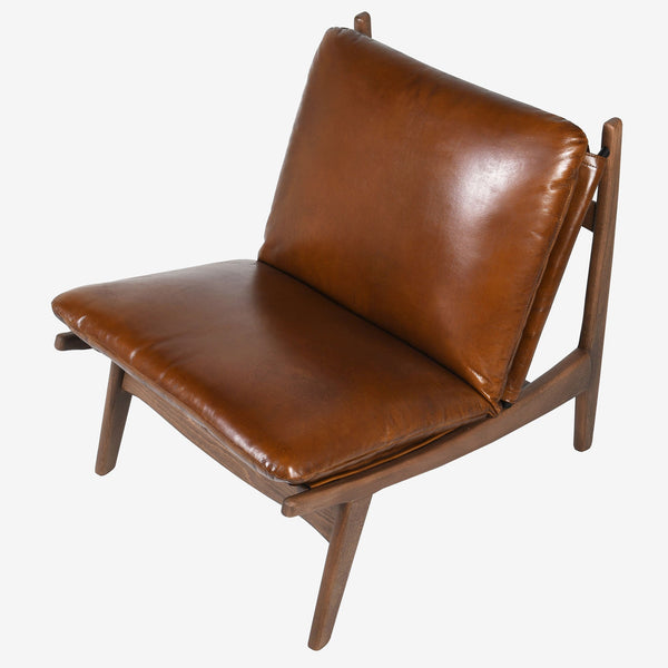 Sienna Vintage Leather Accent Chair - Casa di Lei