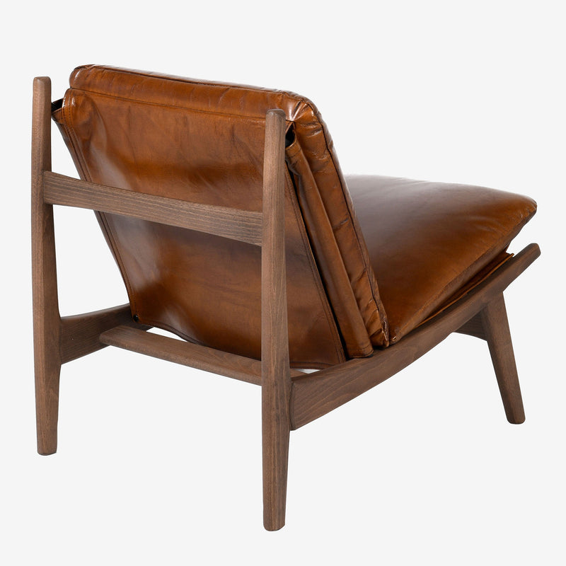 Sienna Vintage Leather Accent Chair - Casa di Lei