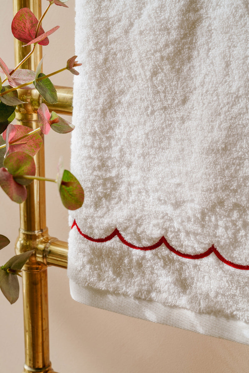 Soft Scalloped Towel - Casa di Lei