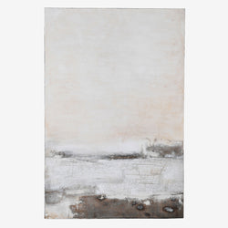 Tranquil Shores Abstract Landscape Painting - Casa di Lei
