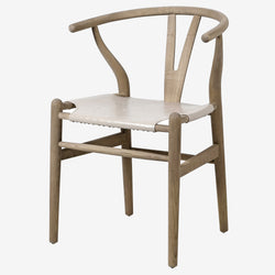 Urban Oak and Grey Leather Seat - Casa di Lei